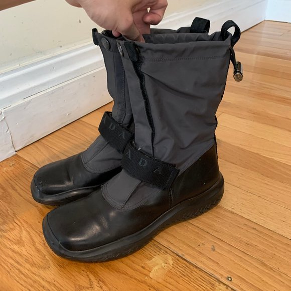 Prada Shoes - Women's PRADA winter rain boots 39.5 US 9.5